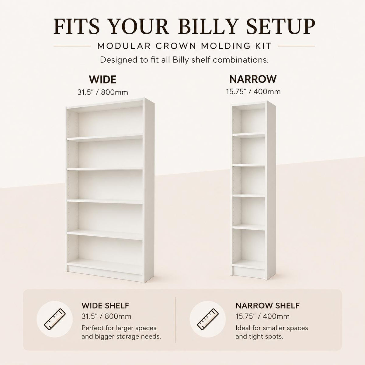 BILLY Crown Molding Kit — product detail 11