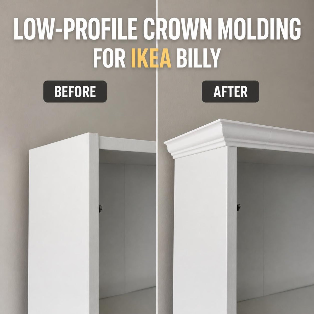 BILLY Low-Profile Crown Molding — product detail 1